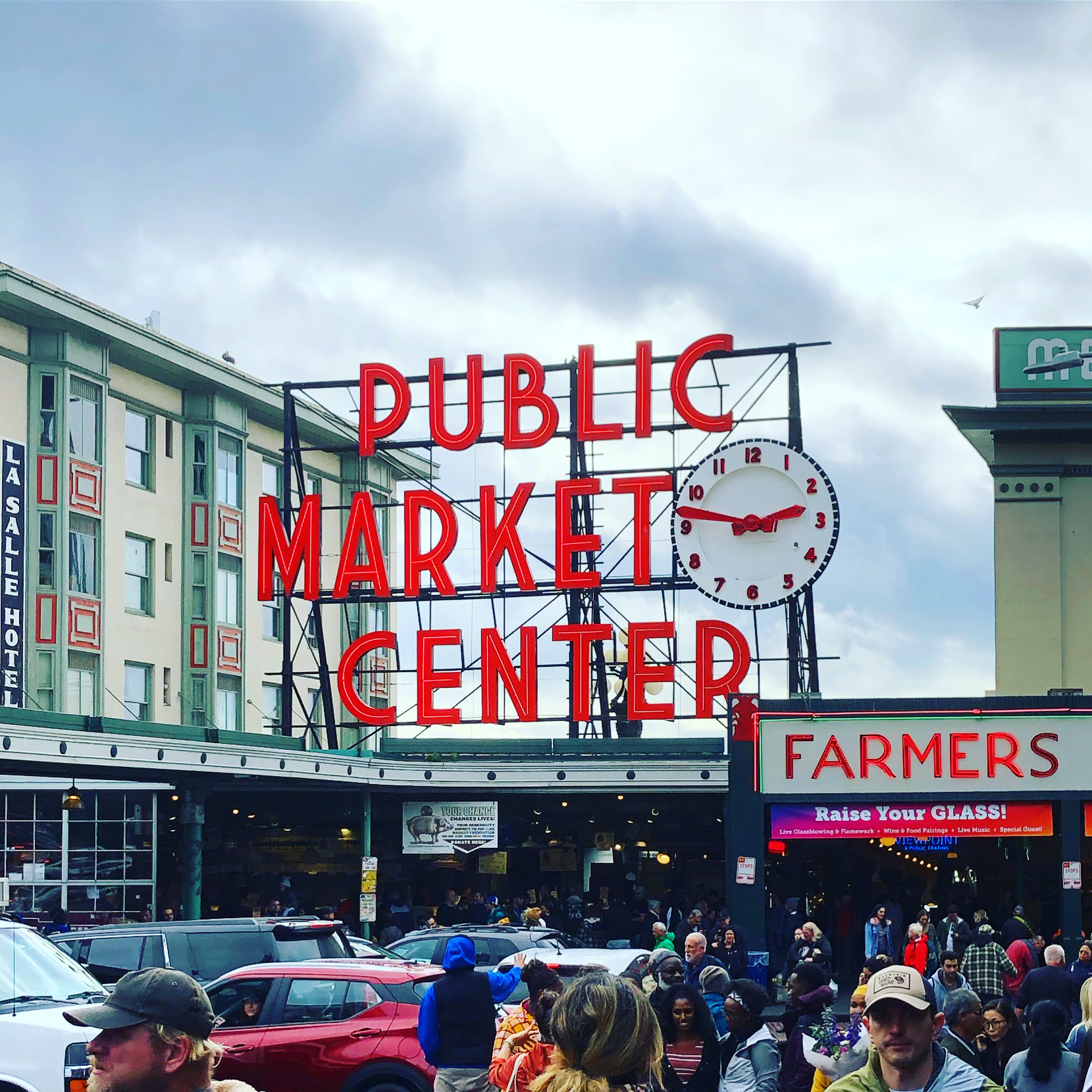 Public Market sign Seattle